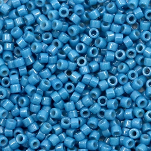 Perline Miyuki Delica 11/0 Duracoat opaque dyed juniper berry blue DB-2135