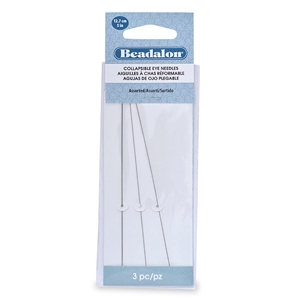 Beadalon aghi flessibili 12.7cm assortiti argento