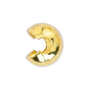 Beadalon coprischiaccini 3mm oro