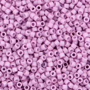 Perline Miyuki Delica 11/0 Duracoat opaque dyed crocus purple DB-2136