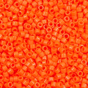 Perline Miyuki Delica 11/0 Opaque orange DB-722