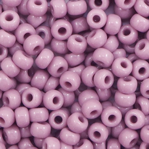 Rocailles Miyuki 6/0 Opaque mauve purple 6-410