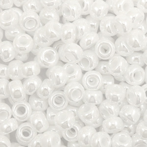 Rocailles Miyuki 6/0 Ceylon white pearl 6-528