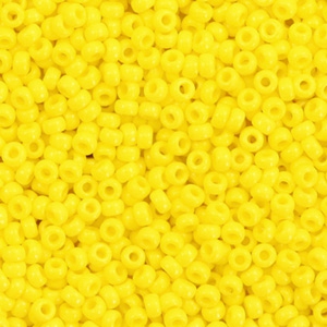 Rocailles Miyuki 11/0 Opaque yellow 11-404