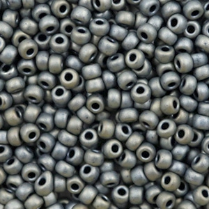 Rocailles Miyuki 8/0 Metallic matte silver grey 8 - 2002