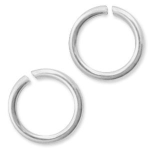 Componenti in argento 925 anellini apribili 4mm argento