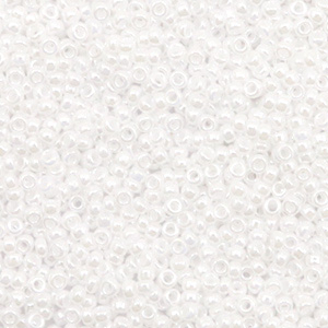 Rocailles Miyuki 15/0 Ceylon white pearl 15-420