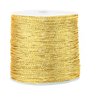 Coda di topo 0,5 mm metallizzata oro seta di mais