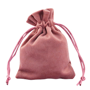 Sacchetti in velluto rosa vintage