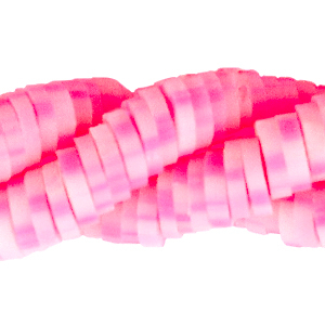 Perline Katsuki 6mm rosa neon azalea