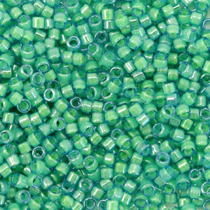 Perline Miyuki Delica 11/0 Luminous mermaid green DB-2053
