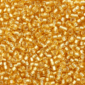 Rocailles Miyuki 11/0 Silverlined gold 11-3