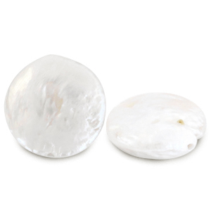 BQ Perle di acqua dolce piastre bianco madreperla