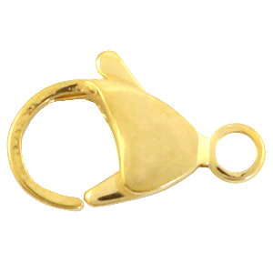 Componenti in acciaio inossidabile chiusura moschettone 10 mm oro