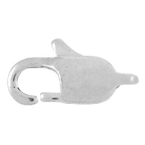 Componenti in acciaio inossidabile chiusura moschettone 11 mm argento