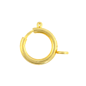 Componenti in acciaio inossidabile chiusura anello a molla 12mm oro
