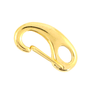 Componenti in acciaio inossidabile chiusura moschettone 23mm oro