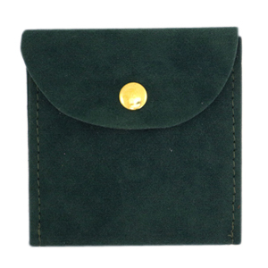 Sacchetto per gioielli verde scuro