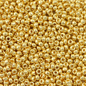 Rocailles Miyuki 11/0 24kt gold plated 11-191
