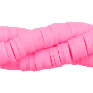 Perline Katsuki 6mm rosa neon