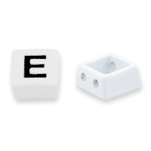 Perline Tile E blanco-nero