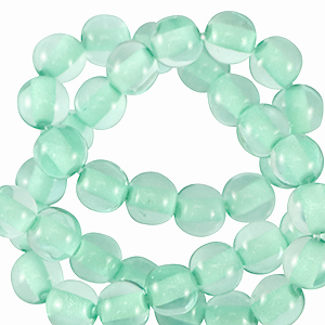 Perline Polaris 8 mm tonda Cristallo verde arlington