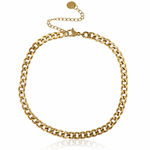 Cavigliere in acciaio inossidabile oro