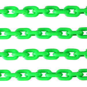 Catena in acrilico 15mm lucida verde neon