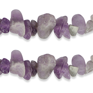 Perline in pietra naturale chips Ametista viola
