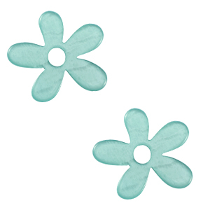 Pendenti Polaris Lucido fiore blu oceano