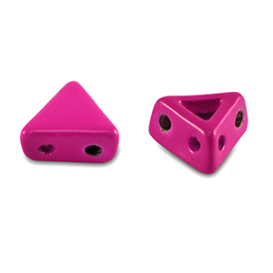 Perline Tile triangolo rosa magenta