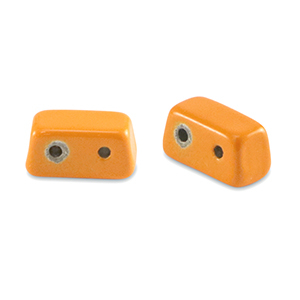 Perline Tile rettangolo arancio