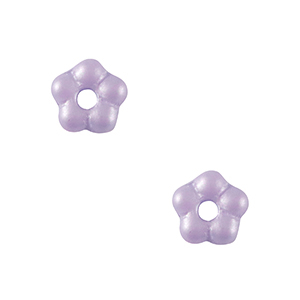 Perline Rep. Ceca fiore 5mm lilla