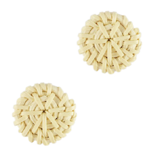 Pendente in rattan 25mm bianco naturale