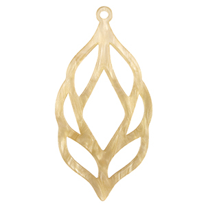 Pendenti in resina beige sabbia