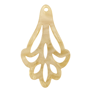 Pendenti in resina beige sabbia