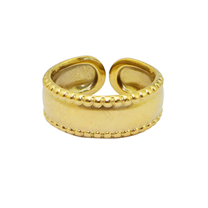 Anelli in acciaio inossidabile oro