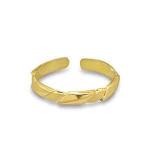 Anelli in acciaio inossidabile oro