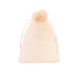 Sacchetti in organza 10x12cm albicocca