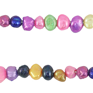 BQ Perle di acqua dolce pepita 4-6mm multicolore