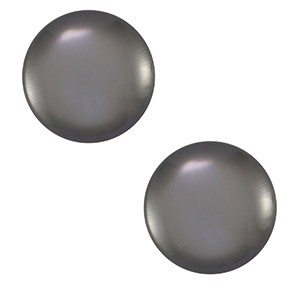 Cabochon Polaris Elements 20 mm classico Lucido antracite