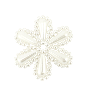 Ciondoli accattivanti fiore bianco madreperla