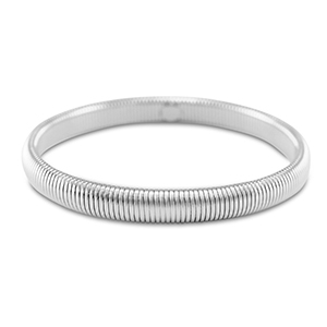 Bracciali in acciaio inossidabile argento