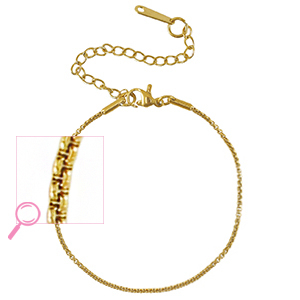 Bracciali in acciaio inossidabile oro