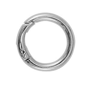 Componenti anello bris&eacute; portachiavi argento