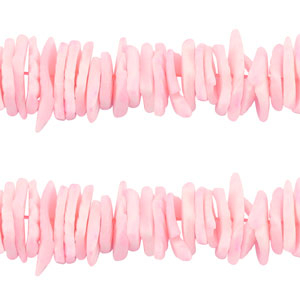 Perline di conchiglia chips rosa