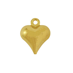 Ciondoli in acciaio inossidabile cuore oro