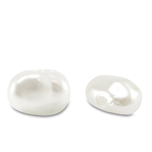 Imitazione di perle d'acqua dolce pepita bianco