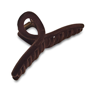 Accessori fermaglio per capelli marrone scuro