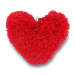 Ciondoli accattivanti Pompon cuore rosso
